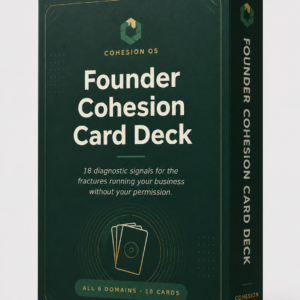 Founder Cohesion Card Deck