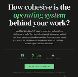 Take the Founder Cohesion Assessment