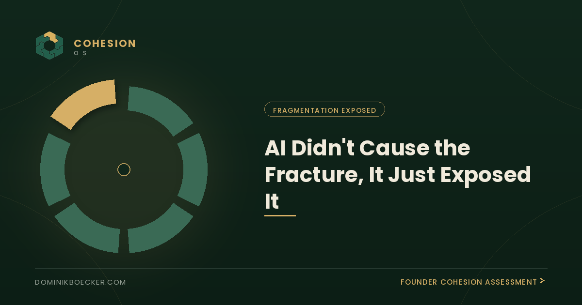 AI Didn't Cause the Fracture