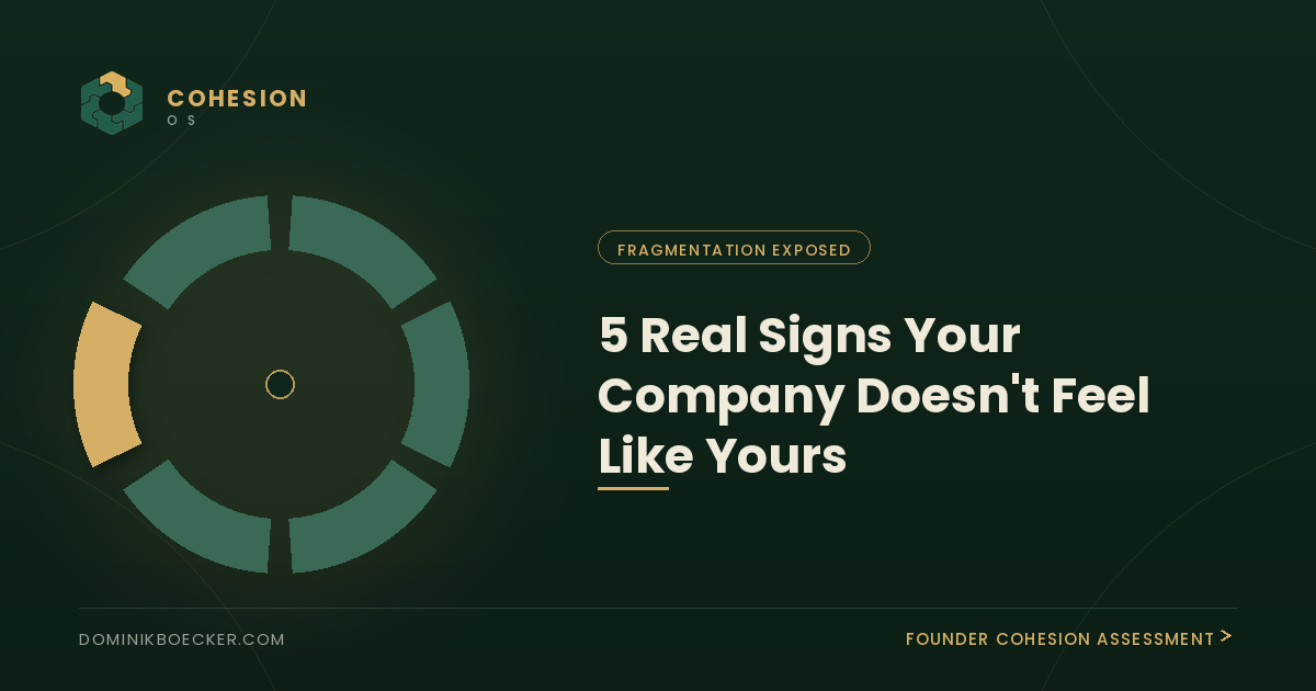 5 Real Signs Your Company Doesn't Feel Like Yours
