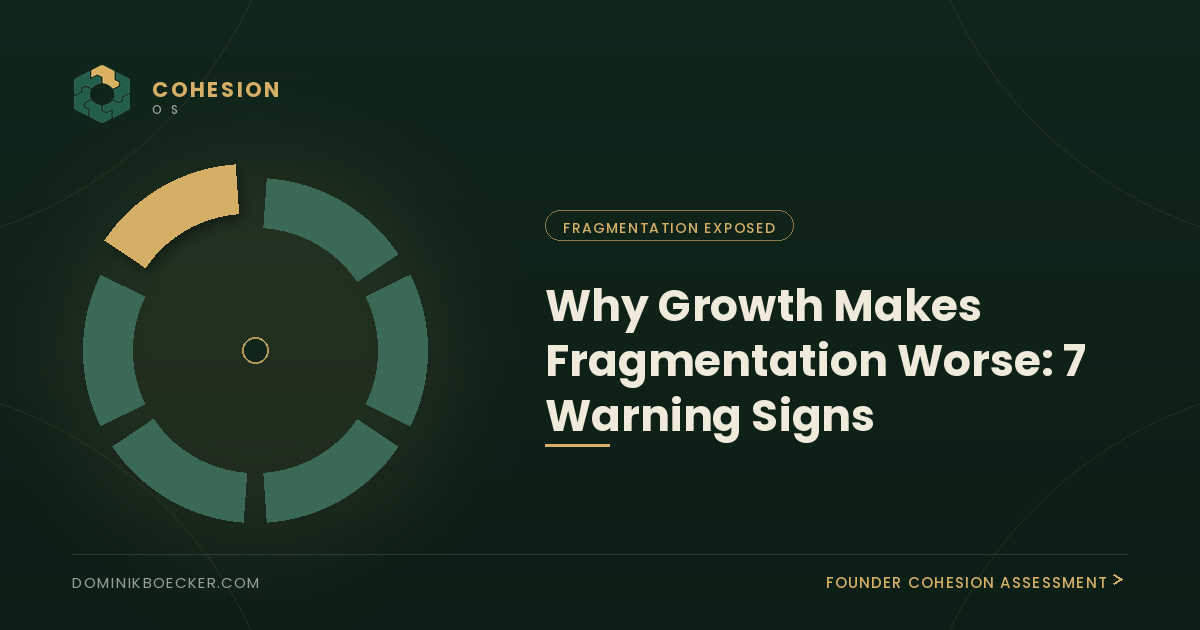 Fragmentation worse with growth