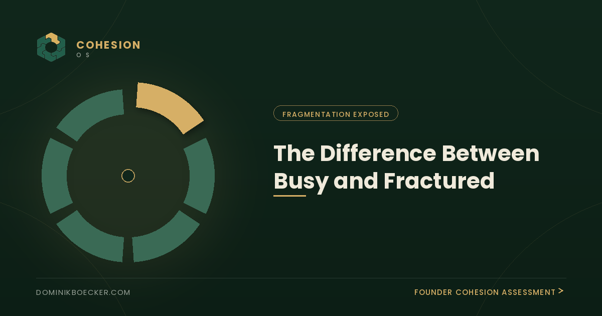 he difference between busy and fractured