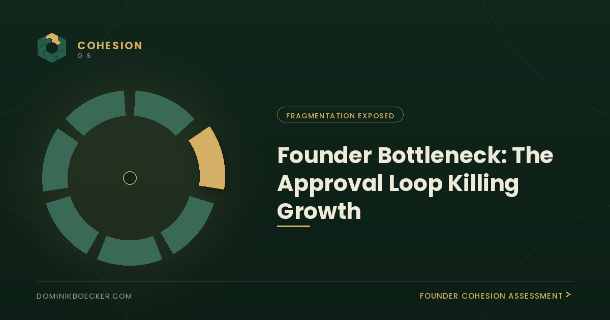 Founder Bottleneck: The Approval Loop Killing Growth